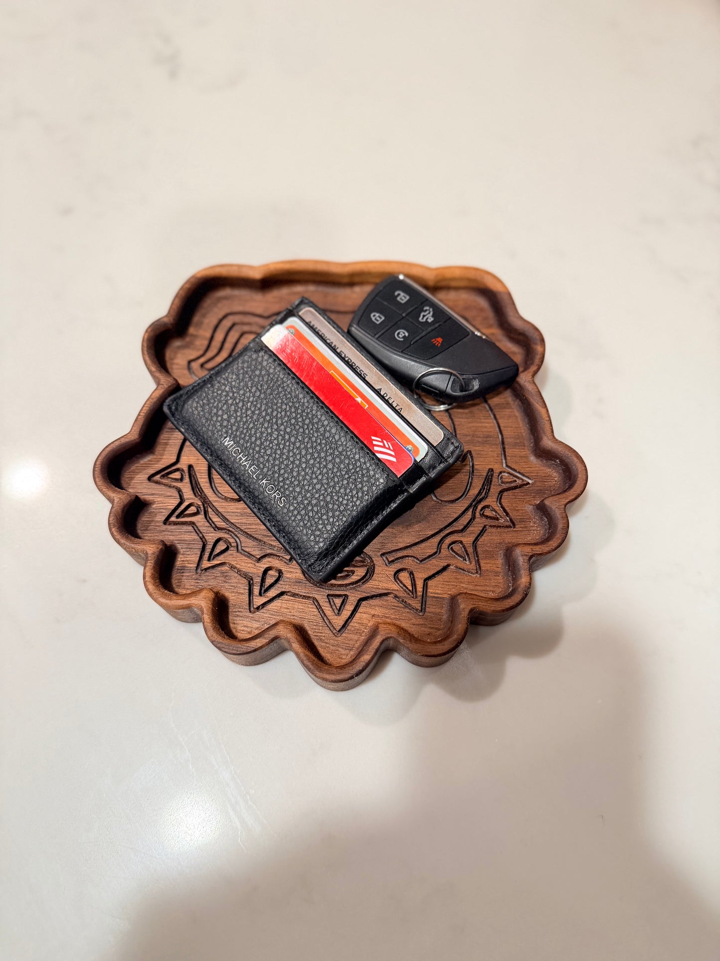 Bulldog Catch-All Tray β Handmade in Cherry, Maple, or Walnut