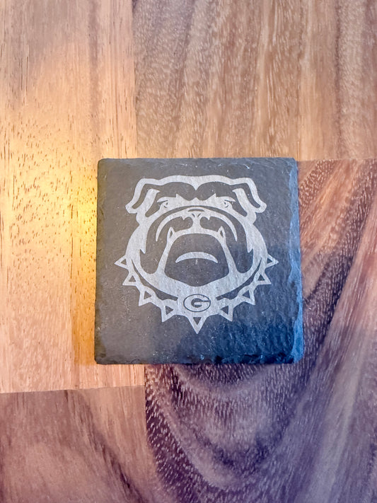 Engraved Slate Coasters – 4" x 4"