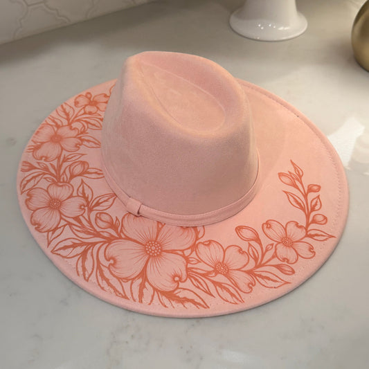 Custom Laser Engraved Rancher Hat