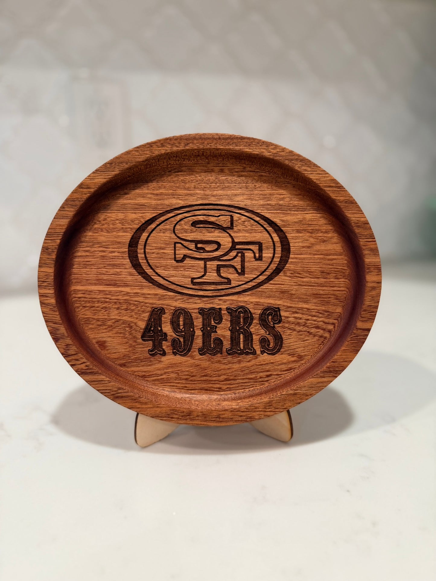 Handcrafted Wooden Catch-All Tray – Solid Walnut, Maple, Cherry or Sapele – Entryway, Desk, Nightstand Organizer