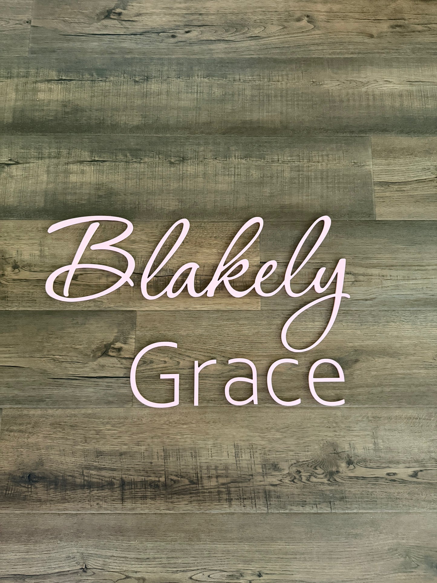 Personalized Name Sign – Custom Wooden Wall Decor for Nurseries, Weddings & Businesses